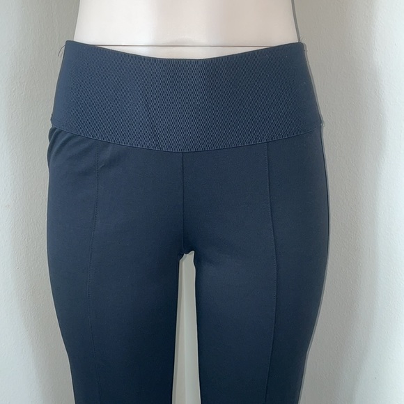 Black High Waist Tummy Control Pull On Work Pant - Picture 4 of 14